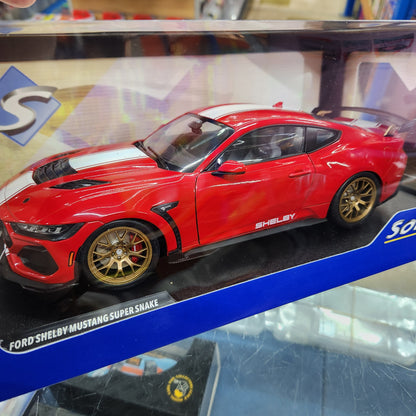 Solido - 2025 Ford Shelby Mustang Super Snake (Red) - 1:18 Scale