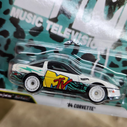 Hot Wheels Premium - Pop Culture (2026 Mix 2) - '84 Corvette 'MTV Music Television'