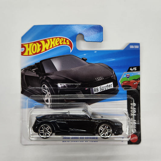 Hot Wheels - 2019 Audi R8 Spyder (Black) - Short Card