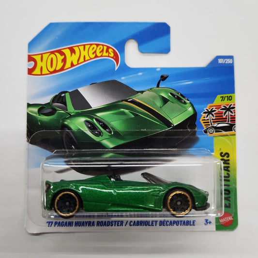 Hot Wheels - 2017 Pagani Huayra Roadster Cabriolet - Short Card