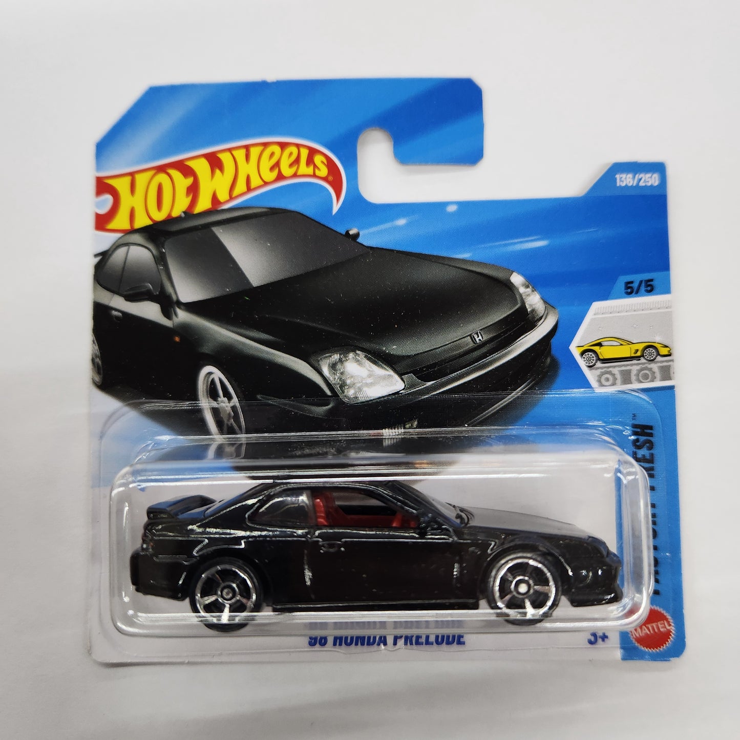 Hot Wheels - 1998 Honda Prelude (Black) - Short Card
