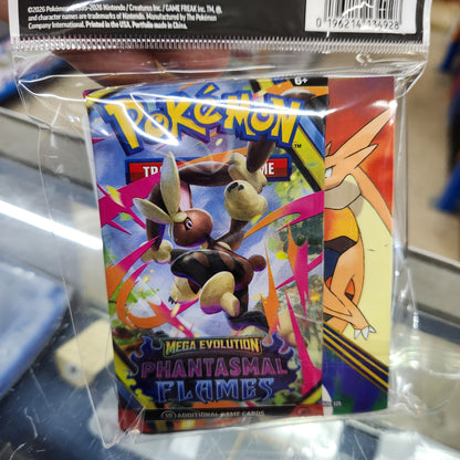 Pokemon TCG - 2026 Mini Portfolio - Phantasmal Flames (Single Booster + Folder)