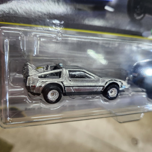 Hot Wheels Premium - Car Culture - 2 Pack - Back to the Future Time Machine & 1987 Toyota Pickup