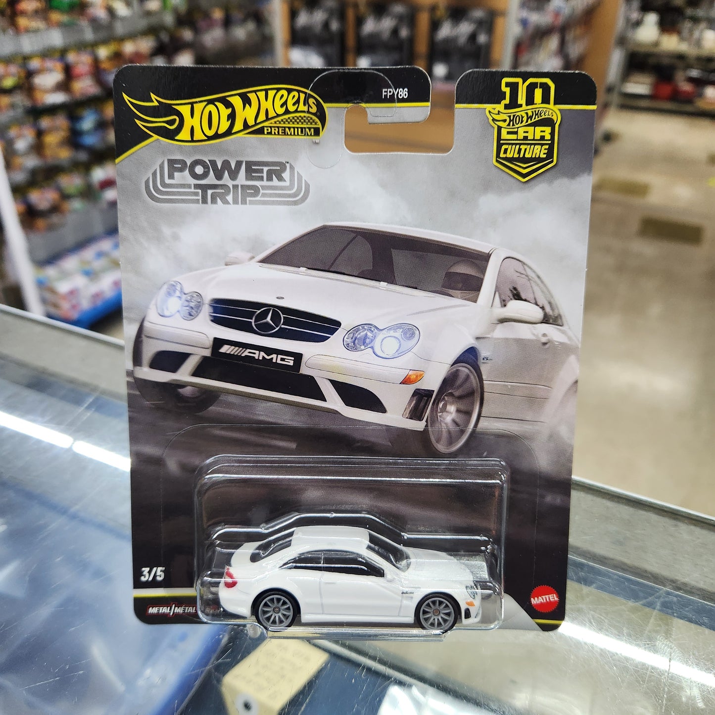 Hot Wheels Premium - Power Trip (2026) - 2008 Mercedes-Benz CLK 63 AMG Black Series
