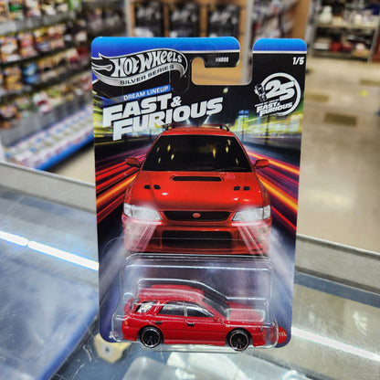 Hot Wheels Silver Series - Fast & Furious: Dream Lineup - 1999 Subaru Impreza (Red)