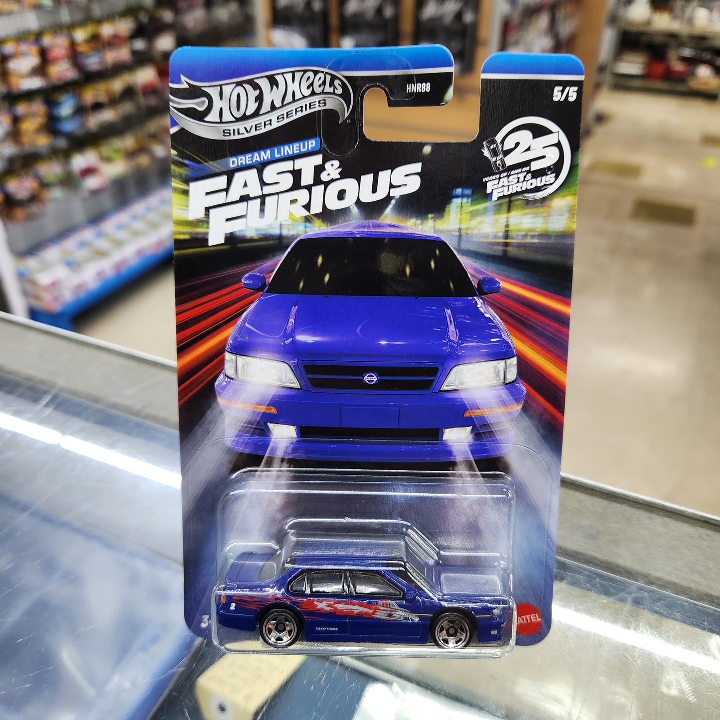 Hot Wheels Silver Series - Fast & Furious: Dream Lineup - 1999 Nissan Maxima (Royal Blue)