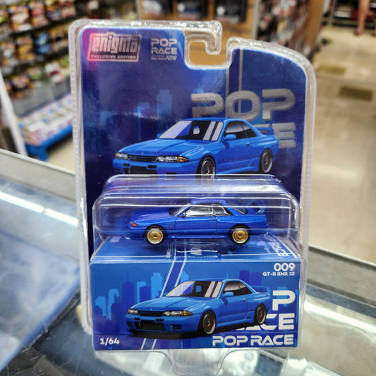 Pop Race - Nissan Skyline GT-R (R32) 'Enigma' (Bayside Blue)