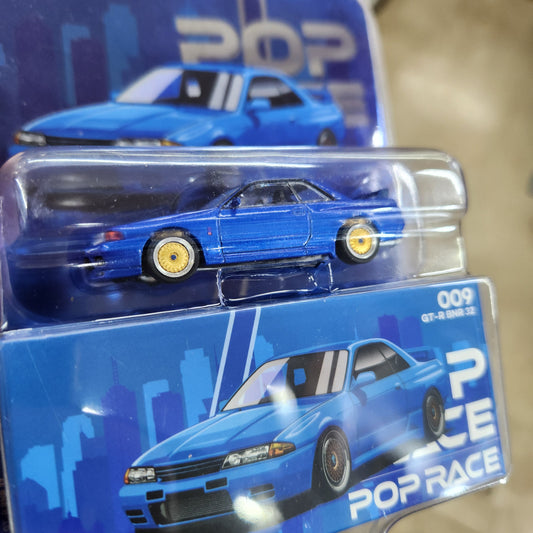 Pop Race - Nissan Skyline GT-R (R32) 'Enigma' (Bayside Blue)