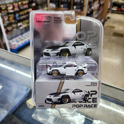 Pop Race - Toyota Pandem GR86 'Enigma' (Crystal Pearl White)- 1:64 Scale