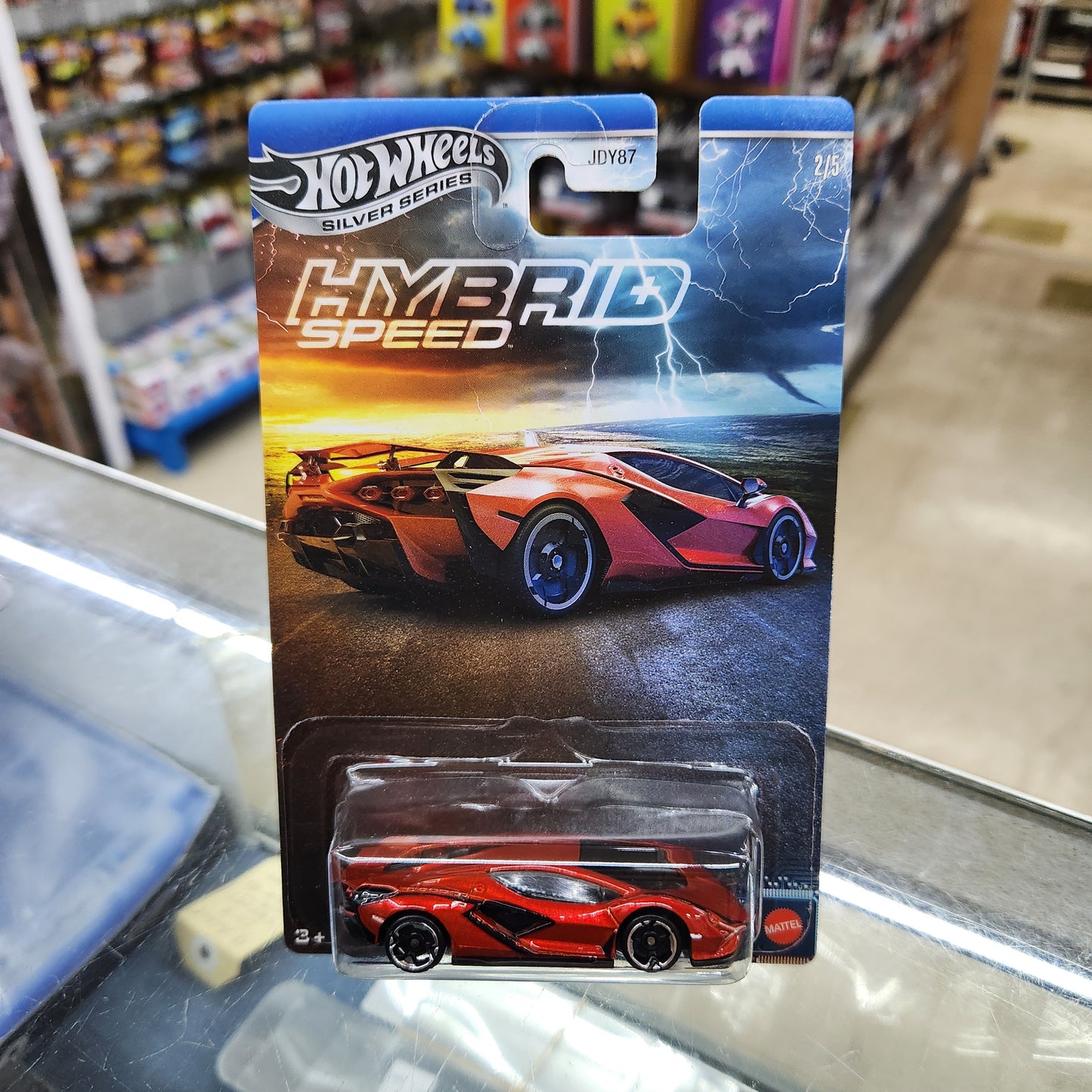Hot Wheels Silver Series - Hybrid Speed - Lamborghini Sián FKP 37 (Red)