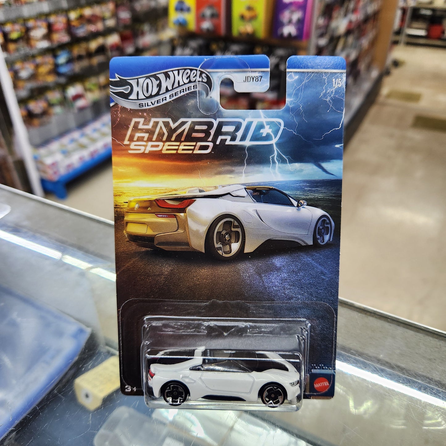 Hot Wheels Silver Series - Hybrid Speed - BMW i8 Roadster (White)