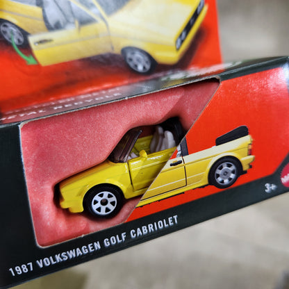 Matchbox - Moving Parts - 1987 Volkswagen Golf Cabriolet (Yellow)