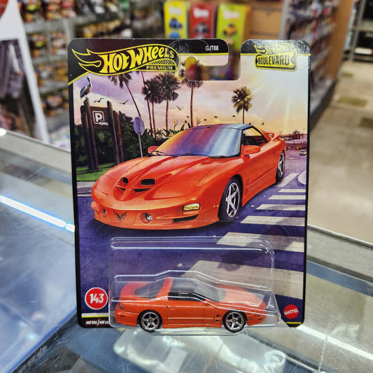 Hot Wheels Premium - Boulevard #143 - 2002 Pontiac Firebird (Orange)