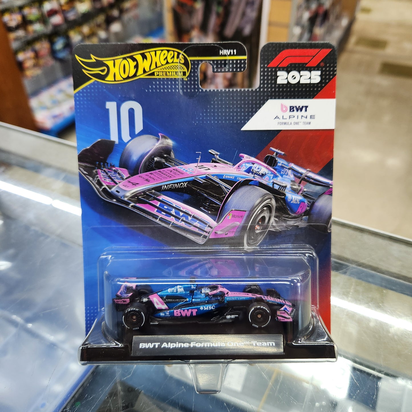 Hot Wheels Premium - 2025 Formula 1 BWT Alpine Team - A525 #10 Pierre Gasly