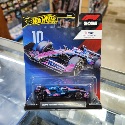 Hot Wheels Premium - 2025 Formula 1 BWT Alpine Team - A525 #10 Pierre Gasly