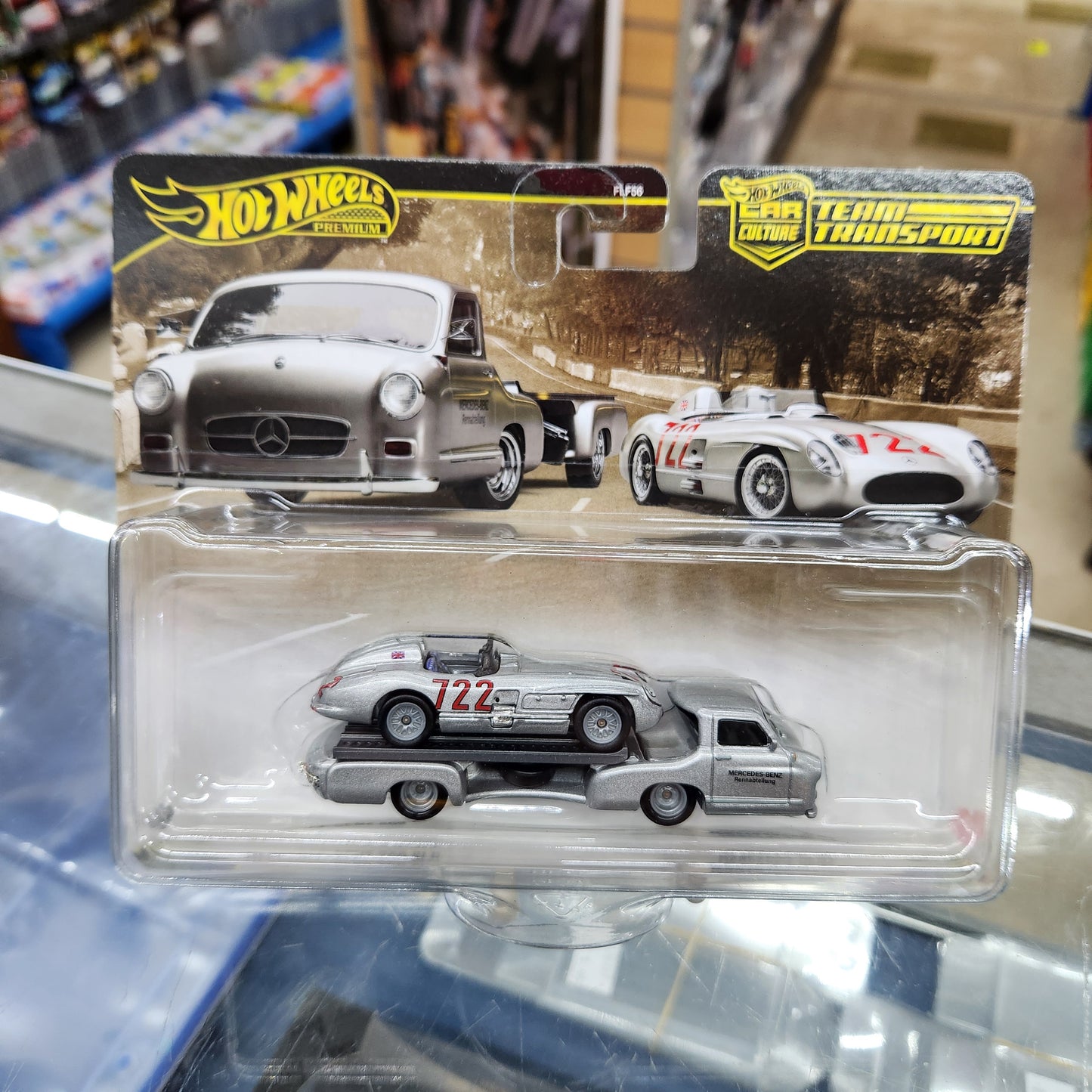 Hot Wheels - Team Transport - Mercedes-Benz 300 SLR/Renntransporter