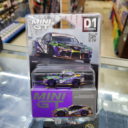 MiniGT - Toyota GR Supra KUHL 2021 D1GP Evangelion Racing