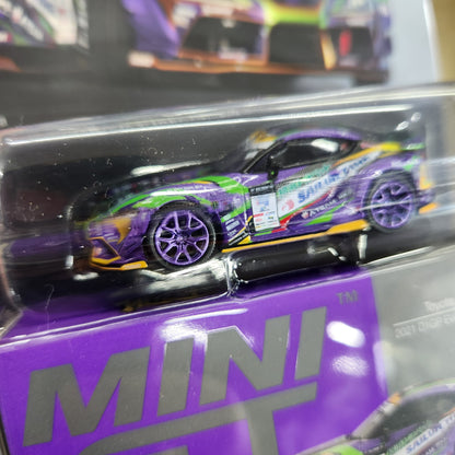 MiniGT - Toyota GR Supra KUHL 2021 D1GP Evangelion Racing
