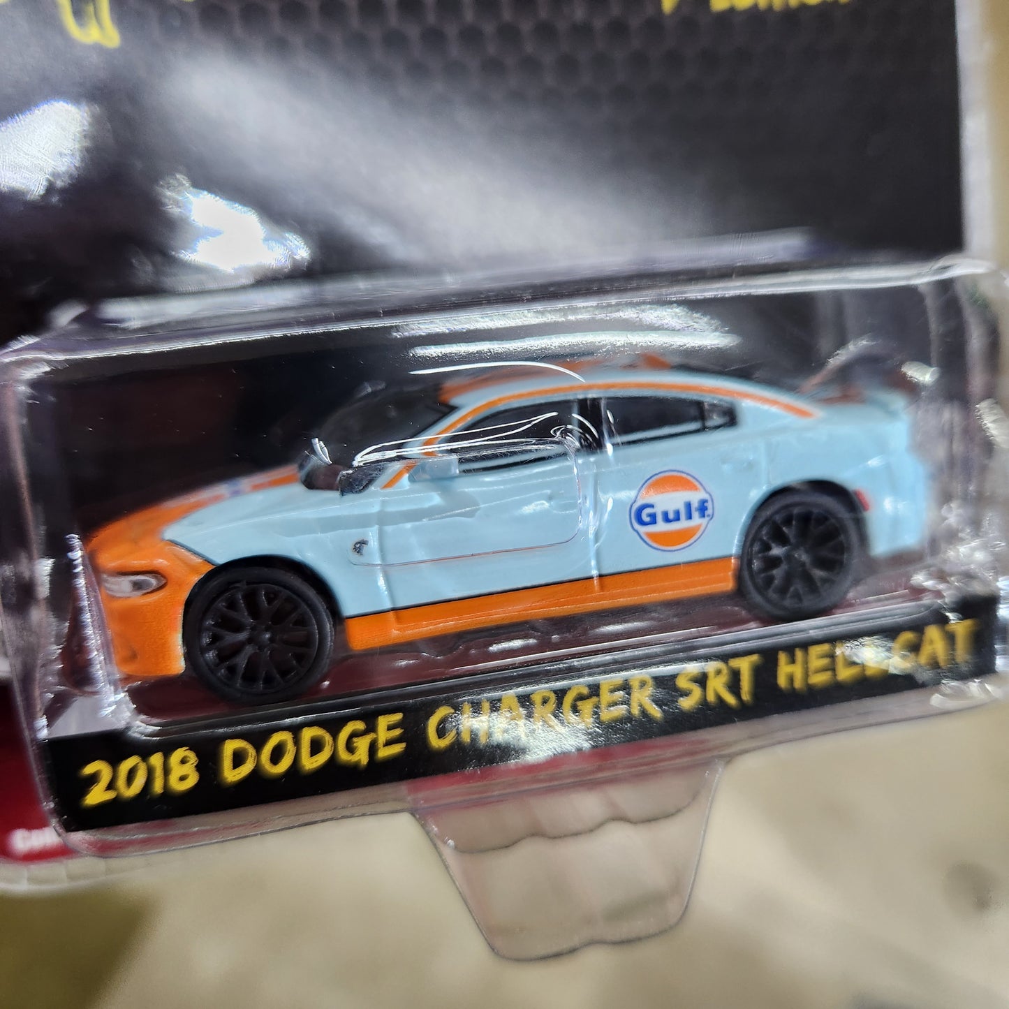 Greenlight - 2018 Dodge Charger SRT Hellcat 'Gulf Livery' - 1:64 Scale