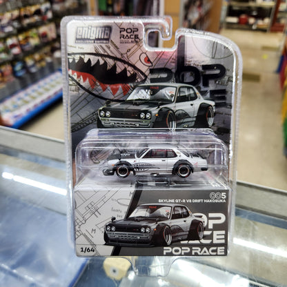 Pop Race - Nissan Skyline GT-R V8 Drift Hakosuka 'Enigma' - Metallic Silver