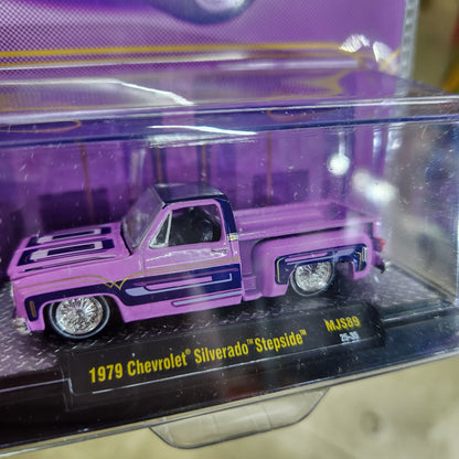 M2 Machines - 1978 Chevrolet Silverado Lowrider (Purple)