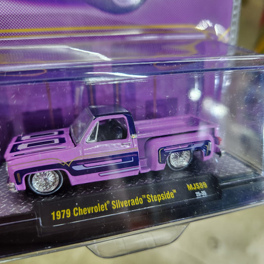 M2 Machines - 1978 Chevrolet Silverado Lowrider (Purple)