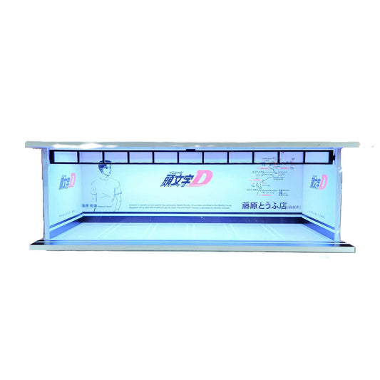 Blackbox - Initial D Parking Garage Diorama Set with LED Lights (USB)