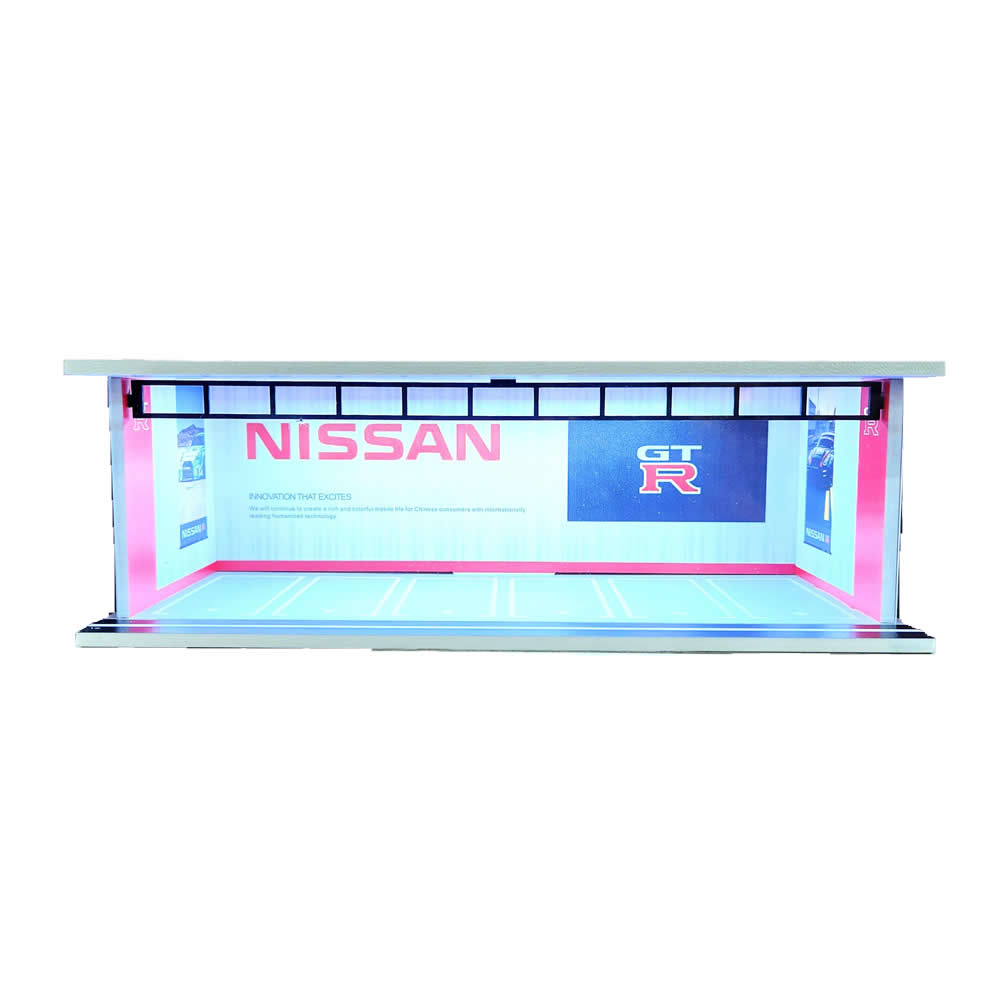 Blackbox - Nissan GT-R Parking Garage Diorama Set with LED Lights (USB)