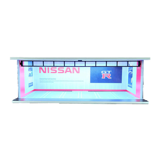Blackbox - Nissan GT-R Parking Garage Diorama Set with LED Lights (USB)