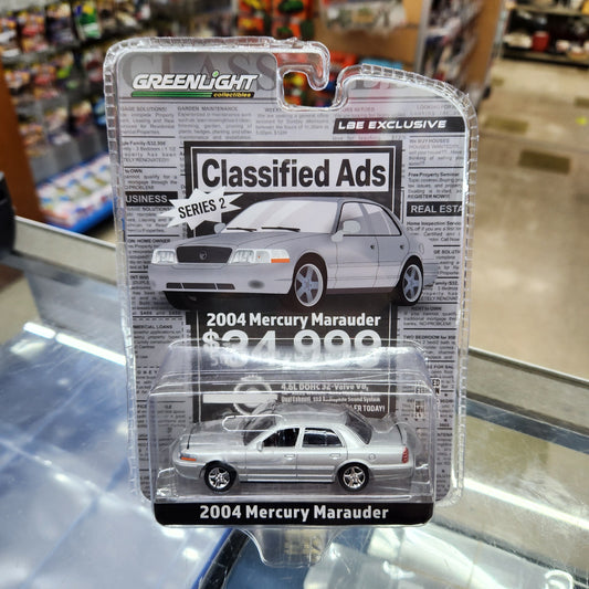 Greenlight - 2003 Mercury Marauder 'Classified Ads' Series (Silver) - 1:64 Scale