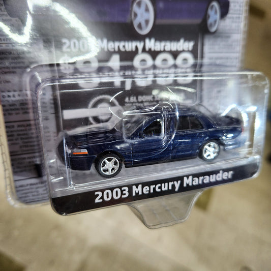 Greenlight - 2003 Mercury Marauder 'Classified Ads' Series (Blue) - 1:64 Scale
