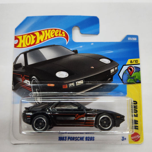 Hot Wheels - 1983 Porsche 928S (Black) - Short Card