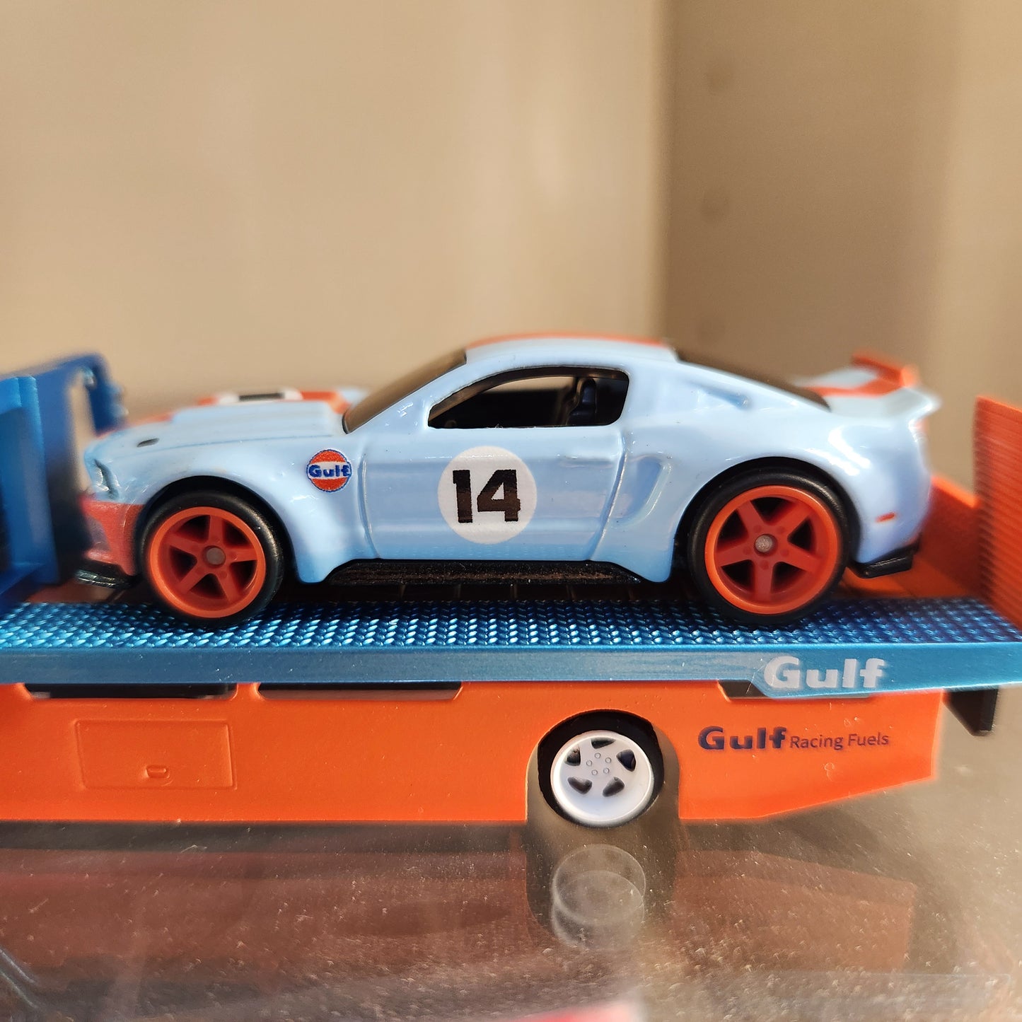 Uncarded - Hot Wheels - 2014 Custom Mustang 'Gulf'