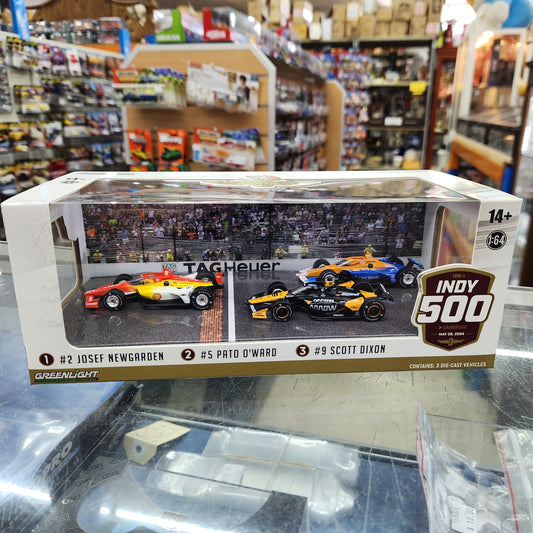 Greenlight - Indianapolis 500 Podium 3 Car Set Team Penske/Shell Oil - 1:64 Scale