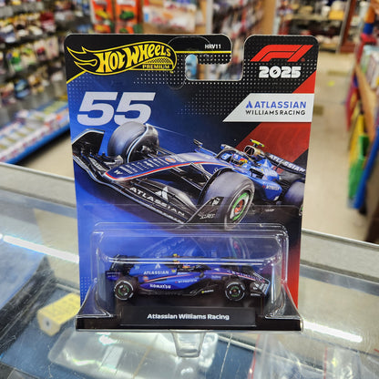 Hot Wheels Premium - 2025 Formula 1 Williams F1 Racing FW47 - #55 Carlos Sainz