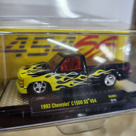 M2 Machines - 1993 Chevrolet C1500 SS 454 (Black/Yellow)