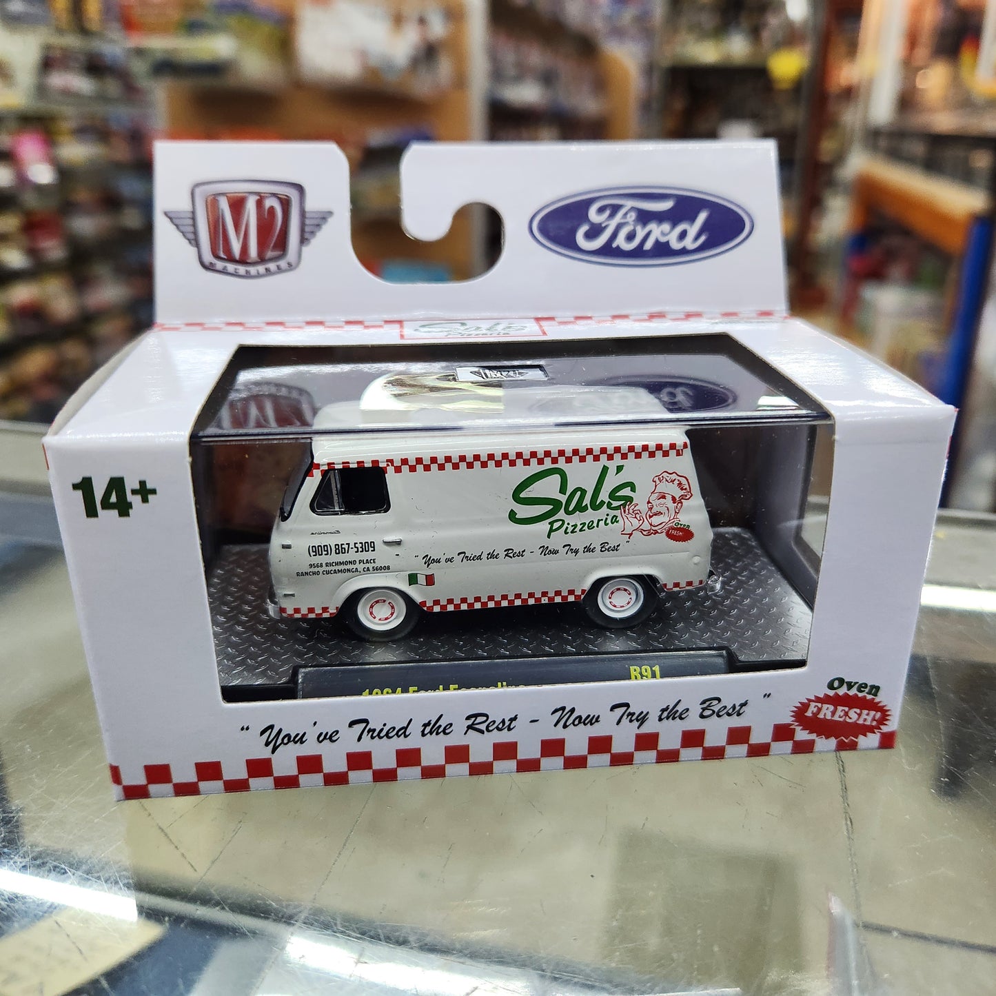 M2 Machines - 'Detroit Muscle' Mix 91 - 1964 Ford Econoline 'Sals Pizzeria'