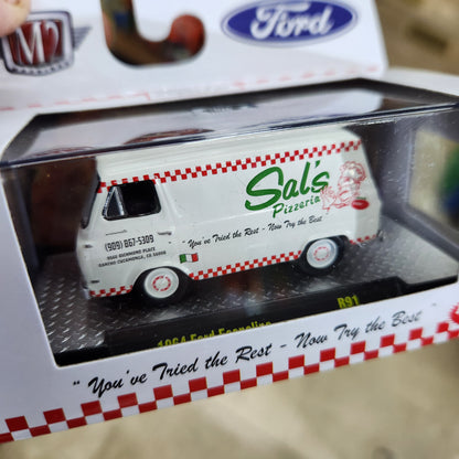 M2 Machines - 'Detroit Muscle' Mix 91 - 1964 Ford Econoline 'Sals Pizzeria'