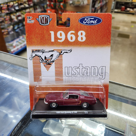 M2 Machines - 'Auto-Drivers' Mix 115 - 1968 Ford Mustang GT 390 (Burgundy)