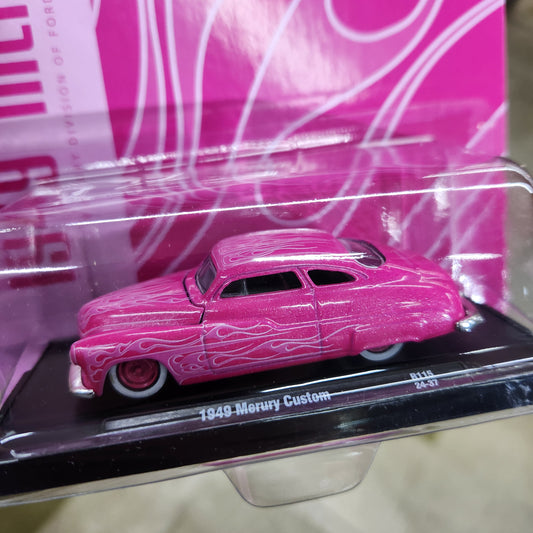M2 Machines - 'Auto-Drivers' Mix 115 - 1949 Mercury Custom (Pink)