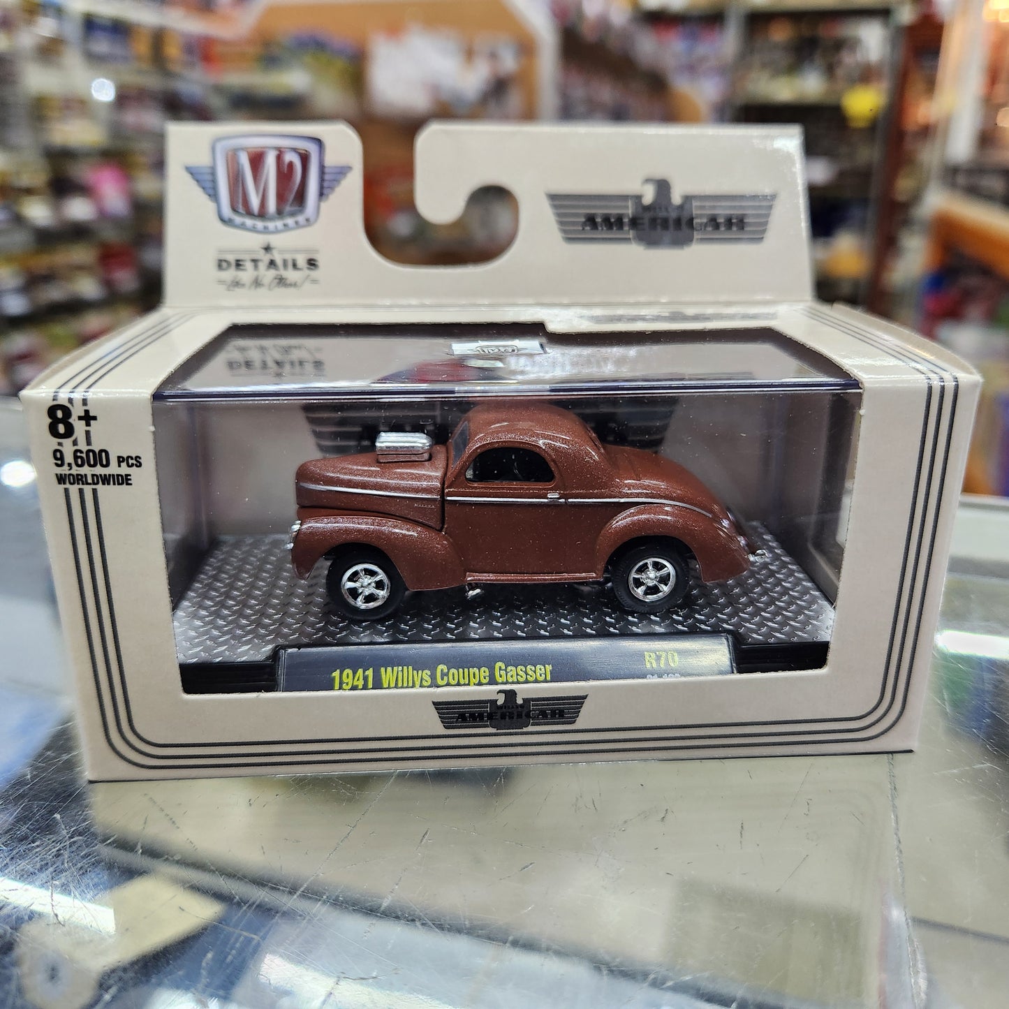 M2 Machines - 'Auto-Thentics Mix 70 - 1941 Willys Coupe Gasser
