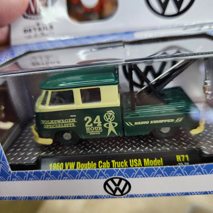 M2 Machines - 'Auto-Thentics Mix 71 - 1960 VW Double Cab Truck USA Model
