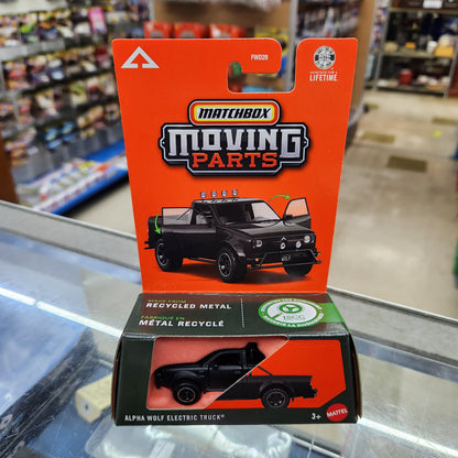Matchbox - Moving Parts - Alpha Wolf Electric Truck (Black)