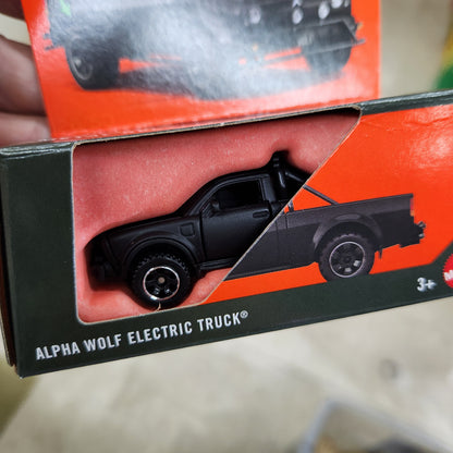 Matchbox - Moving Parts - Alpha Wolf Electric Truck (Black)