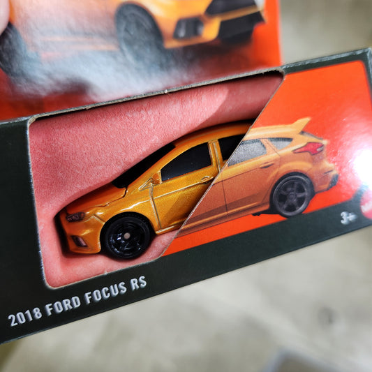 Matchbox - Moving Parts - 2018 Ford Focus RS (Orange)