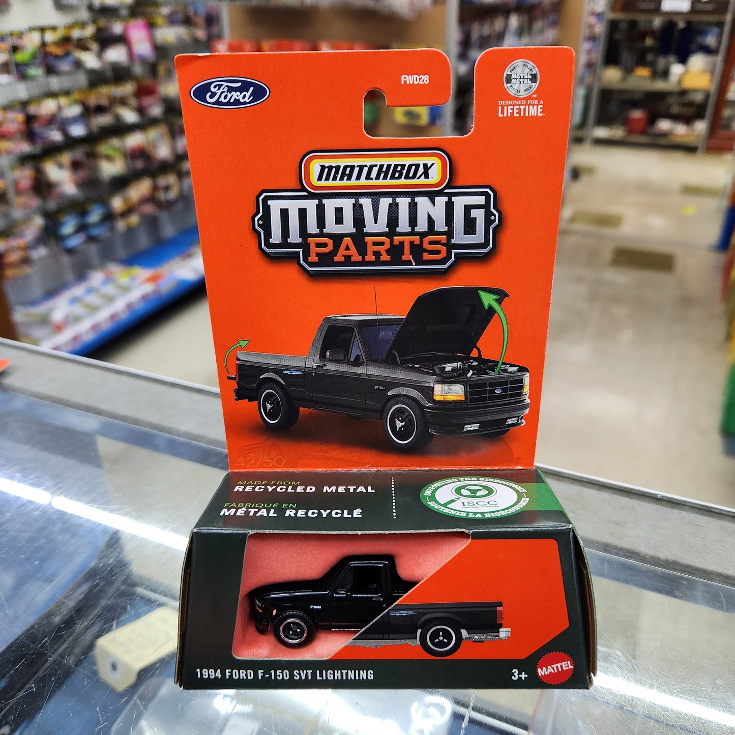 Matchbox - Moving Parts - 1994 Ford F-150 SVT Lightning (Black)