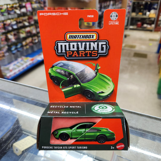 Matchbox - Moving Parts - Porsche Taycan GTS Sport Turismo (Green)