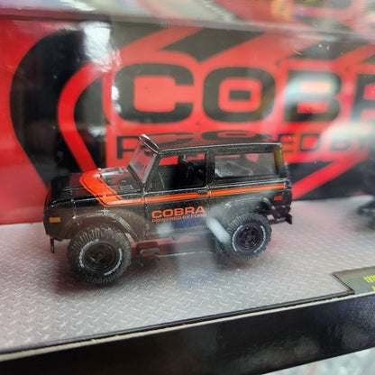 M2 Machines - 'Auto-Haulers' Mix 90 - 1976 Ford Bronco + 1965 Shelby 427 Cobra