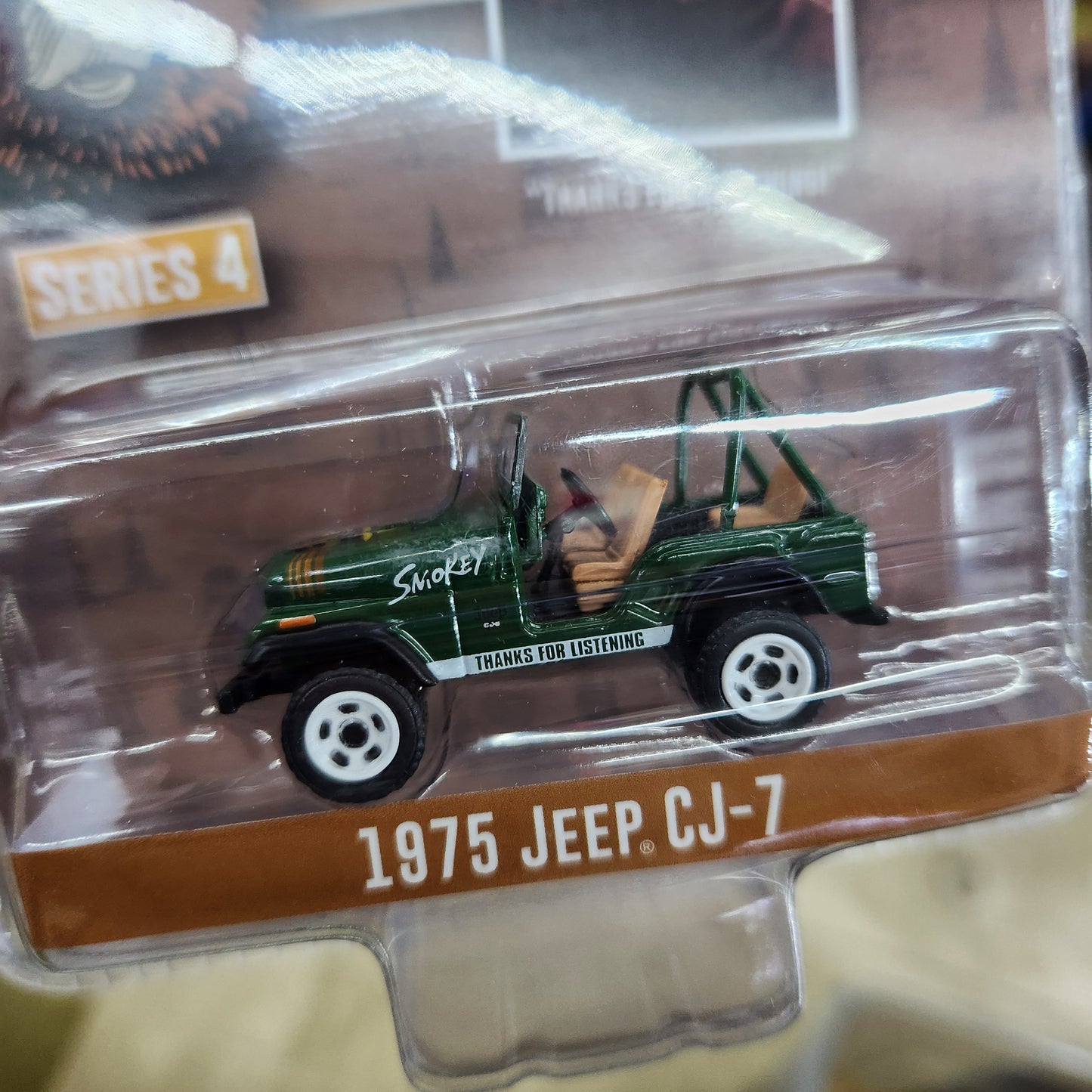 Greenlight - 'Smokey Bear' Series 4 - 1975 Jeep CJ-7 (Green)