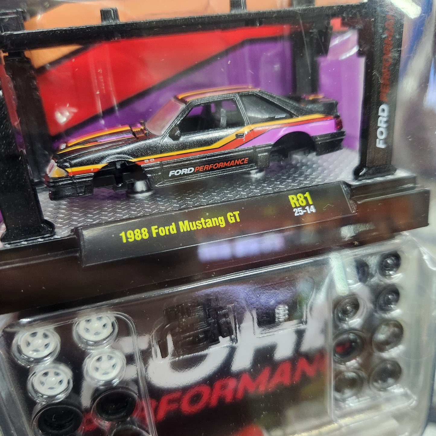 M2 Machines - M2 'Model Kit' Series 81 -1988 Ford Mustang GT
